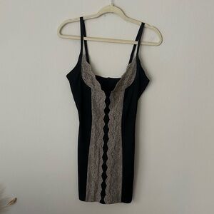 Victoria's Secret So Curvaceous Push Up Shaping Lace Dress Y2K Cocktail Party L